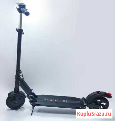 Самокат электрический kugoo s3 grey Арзамас - изображение 1