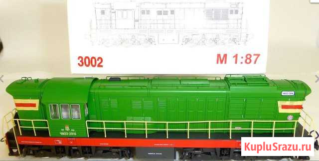 Модели маневрового локомотива чмэ3 1/87 Архангельск - изображение 1