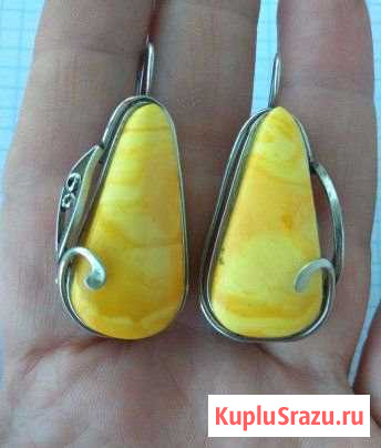 Серьги из янтаря Архангельск - изображение 1