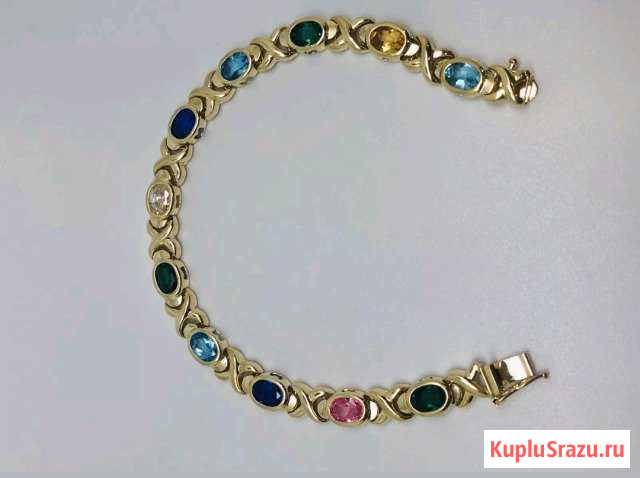 Золотой браслет, 14k, 585 Астрахань - изображение 1
