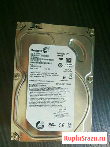 HDD Seagate 1Тб sata3 Старый Оскол - изображение 1