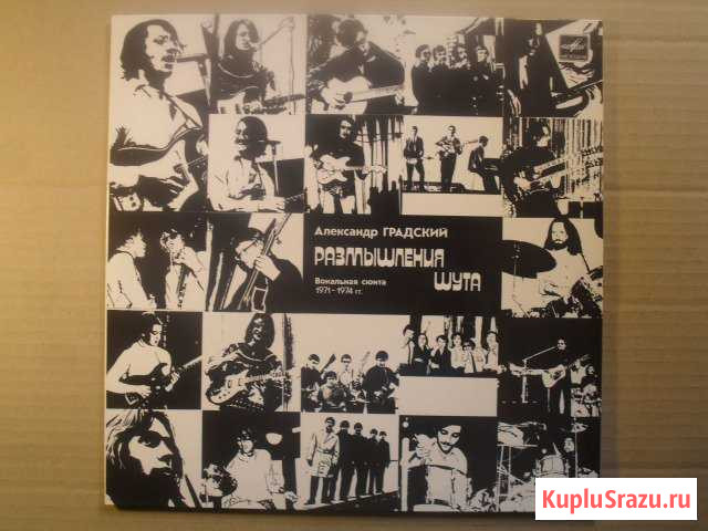 А.Градский Размышления шута LP mint/mint (ламинат) Острогожск - изображение 1