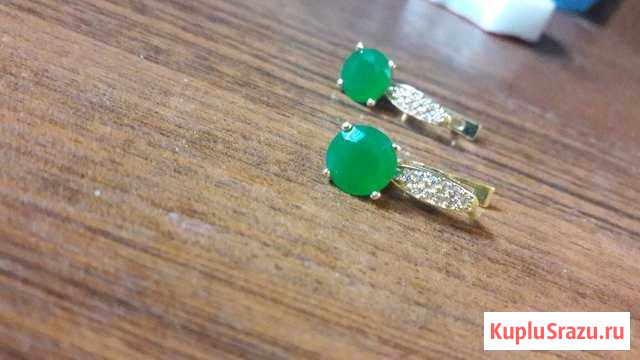 Золотые серьги Дербент - изображение 1