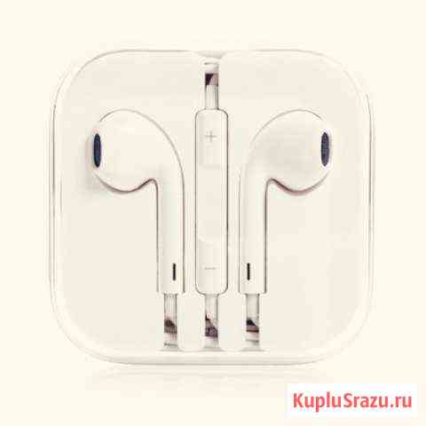 Наушники (оригинал) Apple EarPods с разъёмом 3,5 м Иваново