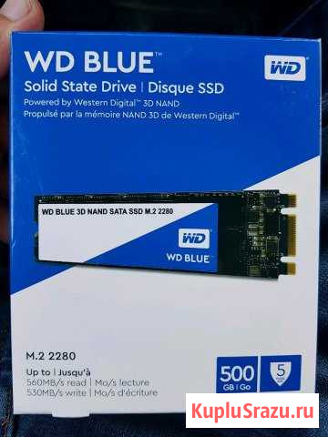 WD blue 3D nand 500GB Черкесск - изображение 1