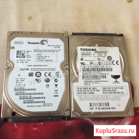 Жесткий диск 2.5 500Гб Toshiba, Seagate Калининград - изображение 1