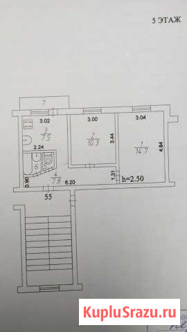 2-к квартира, 43.1 кв.м., 5/9 эт. Балабаново - изображение 1