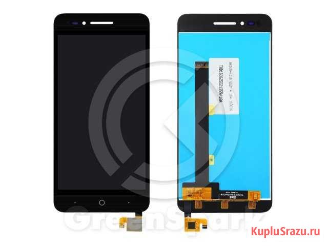 Дисплей для ZTE Blade A610/A610c 5 +тач черный Новокузнецк - изображение 1
