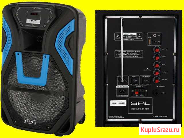 Переносная активная акустика SPL SP-154X Йошкар-Ола - изображение 1