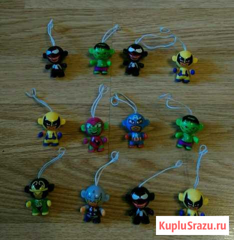 Фигурки kinder surprise marvel twistheads Новосибирск - изображение 1