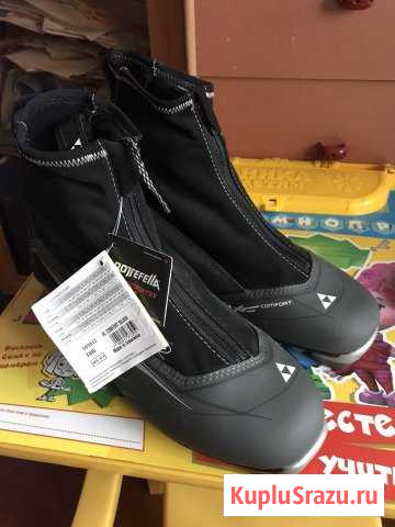 Ботинки лыжные fischer XC comfort silver размер 45 Октябрьский - изображение 1