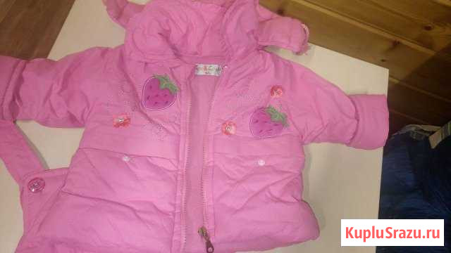 Куртка с полукомбинезоном р.80 Сургут - изображение 1