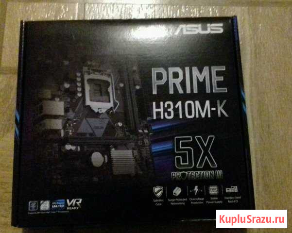 Материнская плата asus prime H310M-K Чебоксары - изображение 1