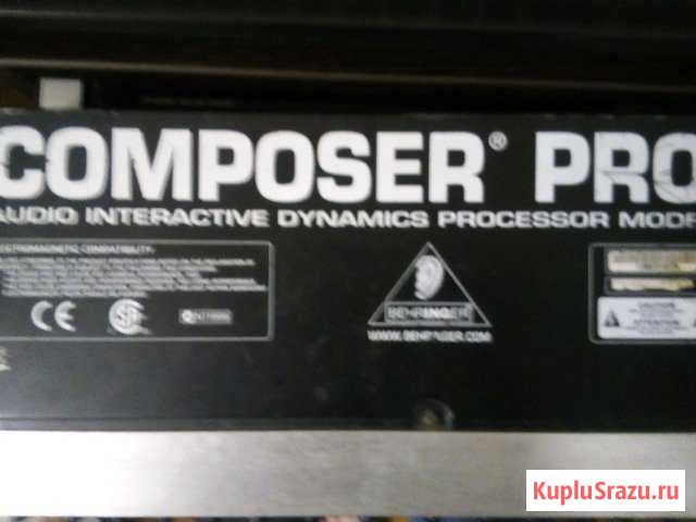 Процессор Behringer Composer PRO-XL MDX2600 Нижневартовск - изображение 1