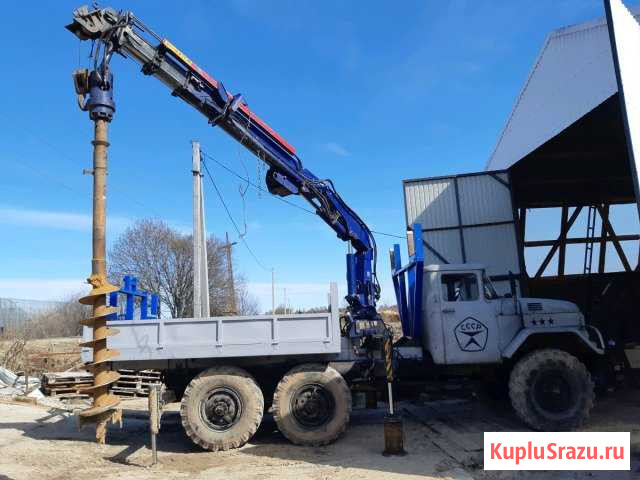 Вездеход зил131 ямобур, автовышка, манипулятор Красные Баки - изображение 1