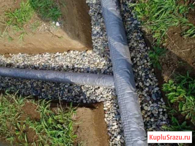 Дренаж, Газоны, Благоустройство Бугры - изображение 1