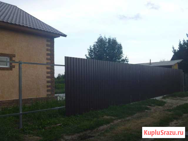 Заборы. Заборы из профнастила под ключ Новосибирск - изображение 1