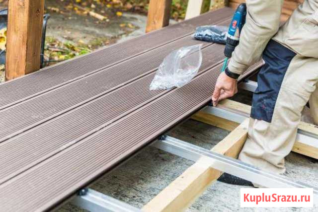 Доска пола, Террасная доска, монтаж Сочи - изображение 1