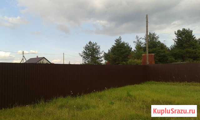 Забор для дачи под ключ Электросталь - изображение 1