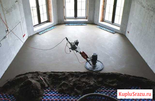 Стяжка пола по лазерным маякам в Королёве Королев - изображение 1
