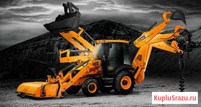 Экскаватор-погрузчик JCB,Палетные вилы,гидромолот Горно-Алтайск - изображение 1