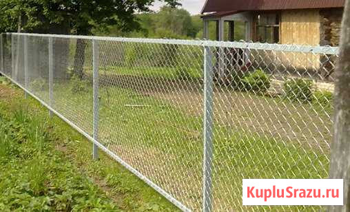 Забор из сетки рабицы, профлист, штакетник Барнаул - изображение 1
