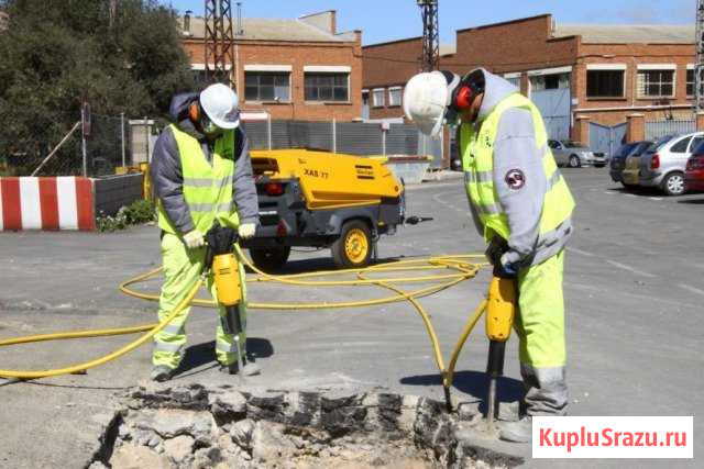 Аренда компрессора с отбойными молотками Сочи - изображение 1