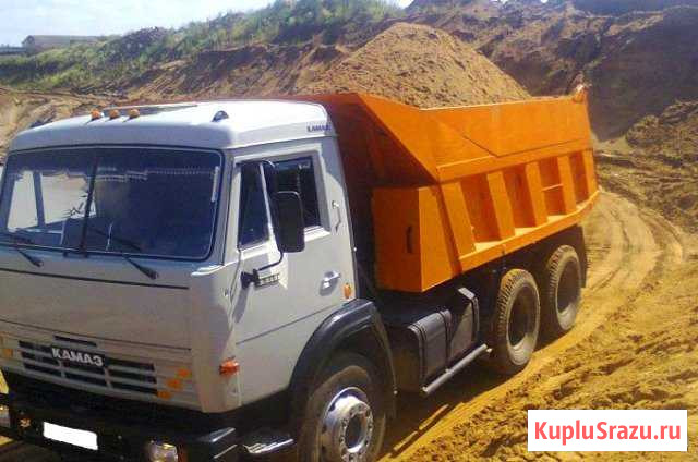 Песок, щебень, отсев, земля, уголь Большая Ижора - изображение 1