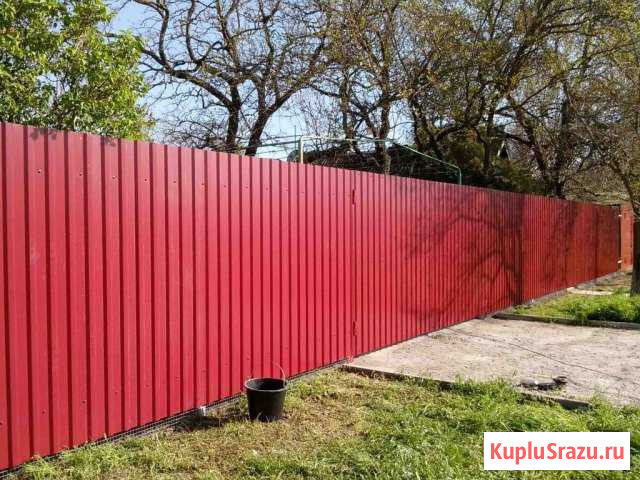 Заборы из профлиста, навесы,печи для бани Клинцы - изображение 1