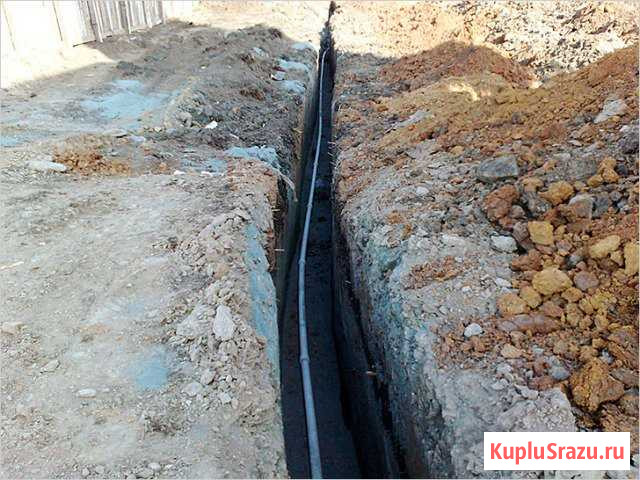 Земляные работы Водопровод Сл. Яма Канализация Газ Воронеж - изображение 1