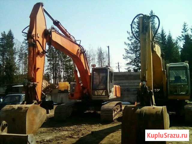 Гусеничный экскаватор в аренду,песок щебень отсев Рощино - изображение 1