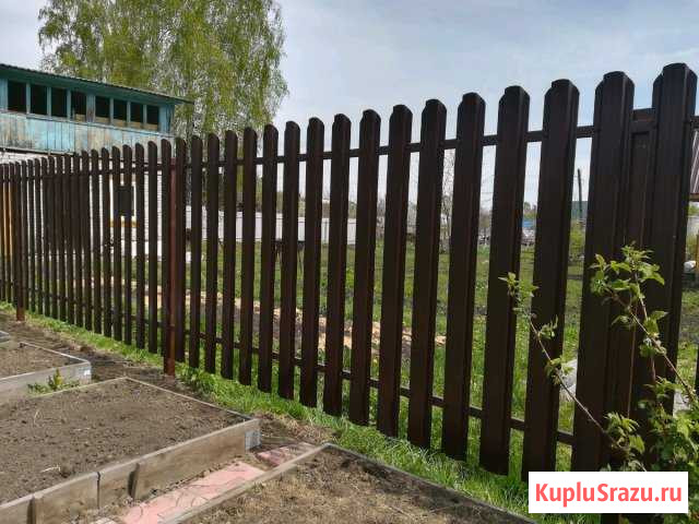 Забор из евроштакетника Барнаул - изображение 1