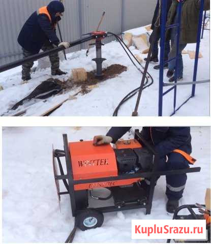 Фундамент на винтовых сваях замена поднимаем дома Киржач - изображение 1