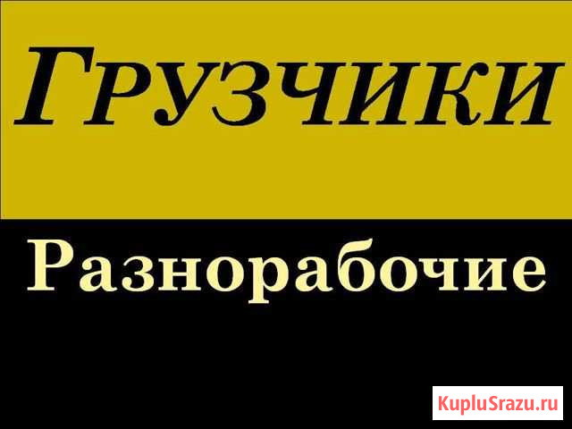 Услуги грузчик,разнорабочий Тамбов - изображение 1