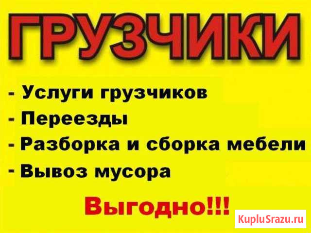 Грузчики.Переезды.Вывоз мусора.Пианино Тольятти - изображение 1