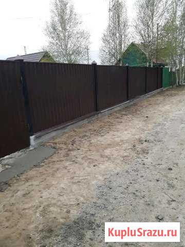 Установка заборов ворота калитка под ключ Нижневартовск - изображение 1