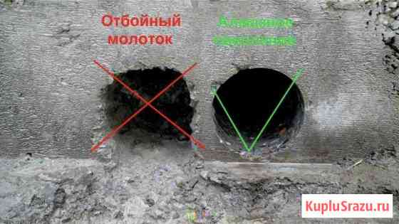 Алмазное сверление отверстий Новомосковск