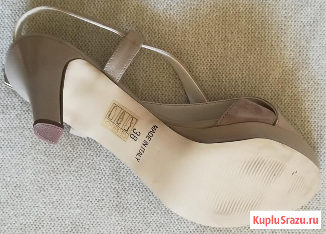 Босоножки новые, натуральная кожа, Италия, р-38 Новосибирск - изображение 5