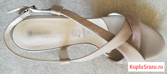 Босоножки новые, натуральная кожа, Италия, р-38 Новосибирск - изображение 6