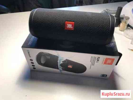 Колонка JBL Flip 4 Black. Поврежден аккумулятор Королев