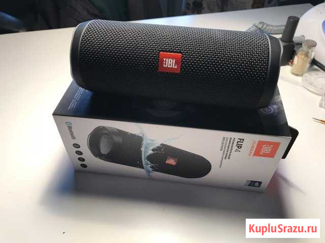 Колонка JBL Flip 4 Black. Поврежден аккумулятор Королев - изображение 1