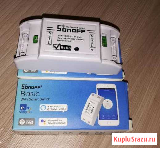 Sonoff Wi-Fi реле 10A 90-250V 2200W Сочи - изображение 1