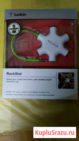 Разветвитель для наушников Belkin RockStar Иркутск - изображение 1