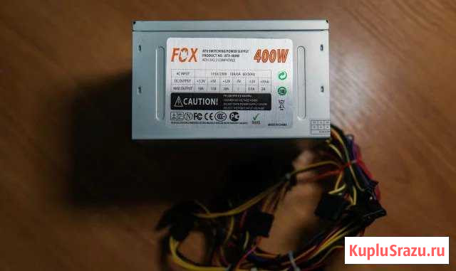 Блок питания FOX 400W Таганрог - изображение 1