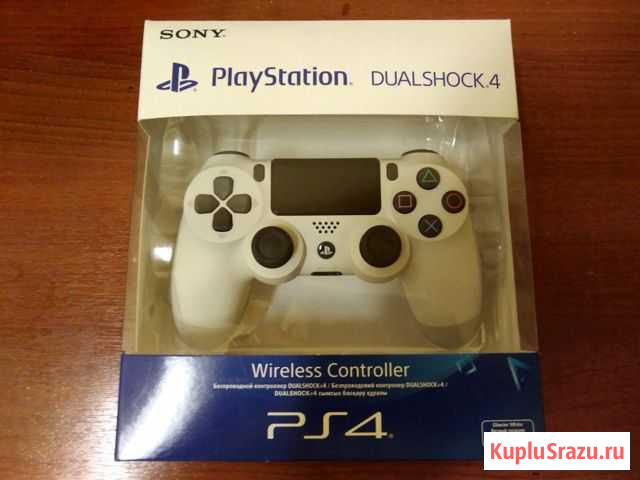 Dualshock 4 v2 (Белый) Альметьевск - изображение 1