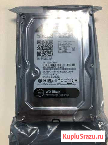 HDD (Жесткий диск) 500gb / WD black /новый Казань - изображение 1