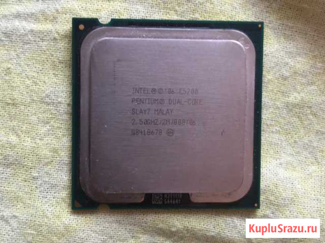 Процессор Intel Pentium E5200 dual-core 2,5 ghz Магнитогорск - изображение 1