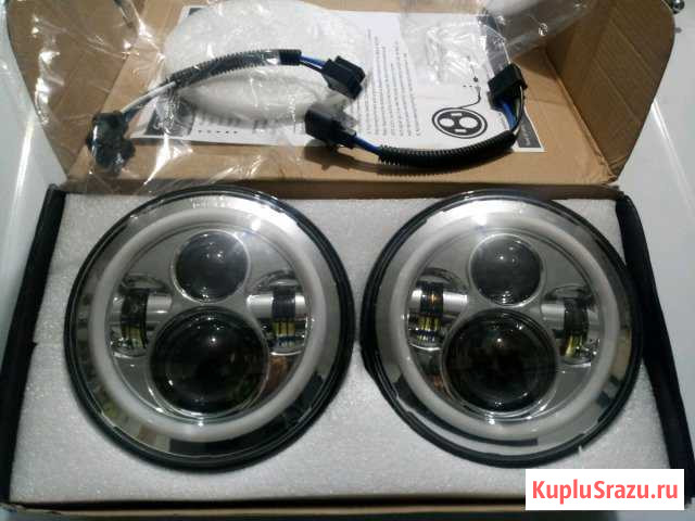 7 LED фары Каменномостский - изображение 1