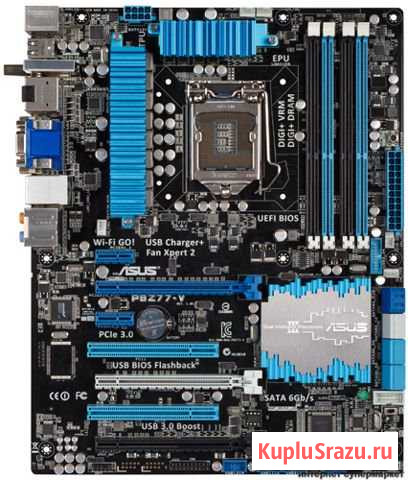 Материнская плата плата Asus P8Z77-V (LGA1155) Астрахань - изображение 1