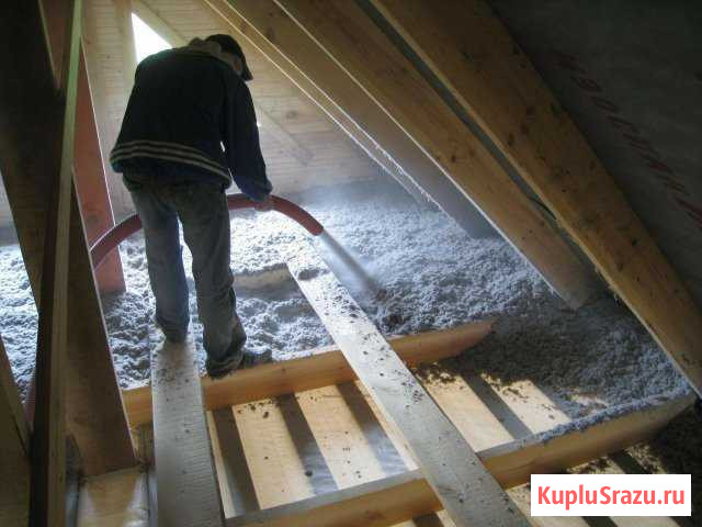 Целлюлозный утеплитель эковата Старый Оскол - изображение 1